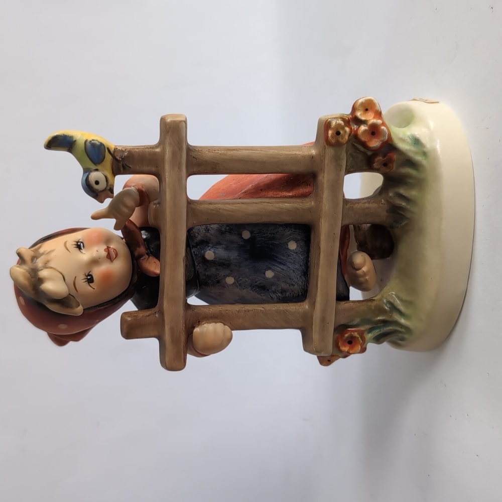 Hummel Signs of Spring Figurine Girl Bird Vintage